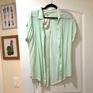 BLL New York Mint Button Down Short Sleeve